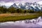 Grand tetons sunrise wyoming