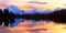 Grand Tetons Sunset Panorama