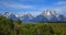 Grand Tetons from Willow Flats