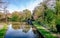 Grand Union Canal in Cassiobury Park, Watford, London