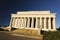 Grand view of the eastern facade of the Lincoln Memorial, National Mall, Washington DC