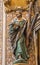 Granda - The carved statue of Saint Philip the apostle in church Nuestra Senora de las Angustias by Pedro Duque Cornejo (1718