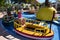 Grandad Dog\'s Pirate Boat Ride at Peppa Pig Theme Park in Cypress Gardens, Florida