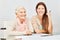 Granddaughter gives grandmother advice on finances