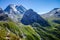 Grande Casse Alpine glacier landscape in French alps