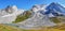 Grande Casse peak in Vanoise national park of french alps, France