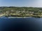 GRANDES PILES historic landmark near La Mauricie National Park Quebec, Canada on a beautiful day