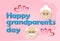 Grandfather With Grandmother Happy Grandparents Day Greeting Card Banner