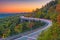 Grandfather Mountain, North Carolina, USA at Linn Cove Viaduct