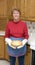 Grandma Baking Apple Pie, Kitchen, Home Cooking