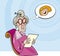 Grandma read letter