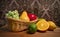 Grandma`s Basket of Assorted Fresh Fruits