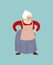 Grandmother angry emoji. Face grandma evil. Aggressive Old lady.