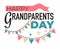 Grandparents day isolated icon elderly family members respect and appreciation