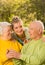 Grandparents with granddaughter