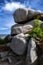 Granit Boulders At The Atlantic Coast Of Ploumanach In Brittany, France