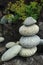 Granite Beach Rocks on Basalt at South Beach, Pacific Rim National Park, Vancouver Island, British Columbia, Canada