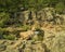 Granite bluff above the Castor River