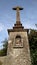 Granite calvary hidden in old french land