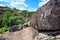 Granite canyon in the riverbed Arbuzinka.