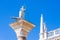 The granite column Saint Theodore Venice Italy