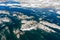 Granite Islands in Sierra Nevada Mountains, California