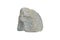Granite plutonic rock stone isolated on white background.
