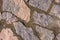 Granite road close-up, the concept of durability and reliability