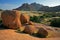 Granite rock landscape