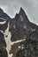 Granite, rock spire in the Tatra Mountains