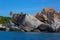 Granite rocks in The Baths Virgin Gorda, British Virgin Island (BVI)