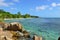 Granite rocky beaches on Seychelles islands, La Digue, Anse Seve