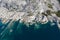 Granite Shoreline in Sierra Nevada Mountains, California