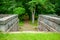 A granite staircase leads to the park.