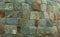 Granite stone block ancient fort wall texture background