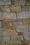 Granite stone bush hammered masonry wall