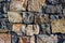 Granite wall texture ,seamless texture, masonry. day, multi-colored granite natural stone, pieces of stone, splinters,