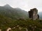 Granitic mountains and deforested hills of Peneda-GerÃªs national park in northern Portugal