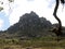 Granitic mountains and deforested hills of Peneda-GerÃªs national park in northern Portugal