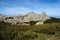 The granitic peaks of Monte Limbara