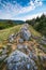 Granitic ridge of Chiroubles, Beaujolais, France