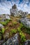 Granitic ridge of Chiroubles, Beaujolais, France