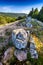 Granitic ridge of Chiroubles, Beaujolais, France