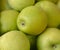 Granny smith apples fresh full frame. Healthy eating background. Many juicy green apples, health and nutrition concept.