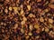 Granola background made with mixed nuts