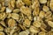 Granola cereal close up texture - mix cereal extreme close up