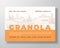 Granola Cereal Label Template. Oatmeal Abstract Vector Packaging Design Layout. Modern Typography Banner with Hand Drawn
