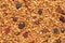 Granola with nuts and dried fruits texture background