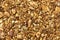 Granola with nuts texture, muesli background