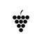 Grape Icon Food Fruits Outlined silhouette vector